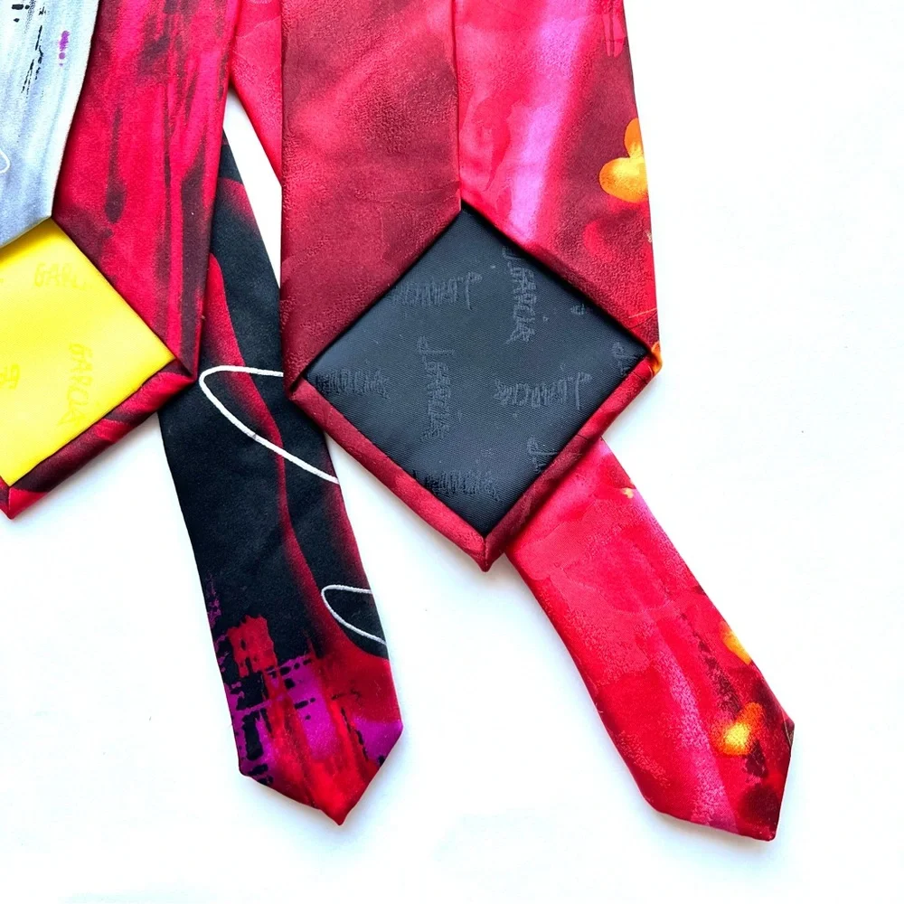 2 J.Garcia ties, NEW YORK AT NIGHT & THIRSTY, excellent condition, look new.